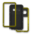 Pouzdro Love Mei pro Samsung Galaxy S10+ Plus, armored with glass, žluté