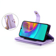 Klopové pouzdro pro Samsung Galaxy A36 5G, Wallet Zipper Pocket, fialové