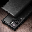 Flipové pouzdro pro Samsung Galaxy S25 Ultra, QIALINO Leather Wallet, černé