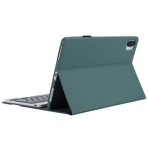 Pouzdro s bluetooth klávesnicí pro Xiaomi Pad 7 / Xiaomi Pad 7 Pro, zelené