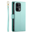 Klopové pouzdro pro Oppo Reno 13 5G, Wallet Zipper Pocket, mincovní