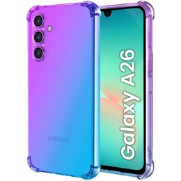 Pouzdro pro Samsung Galaxy A26, Gradient Dropproof, Fialová / modrá