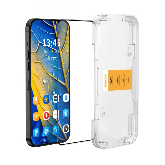 ENKAY Tvrzené sklo pro Google Pixel 9, černé