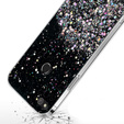 Pouzdro pro Huawei P8 Lite 2017/ P9 Lite 2017, Glittery, černé