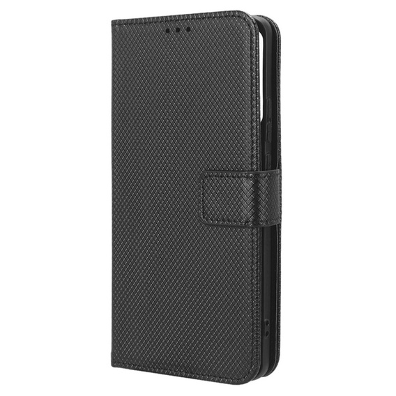 Klopové pouzdro pro Oppo A57 4G/5G, Wallet Smart Magnet, černé