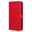Klopové pouzdro pro Infinix Note 30, Crazy Horse Wallet, červené