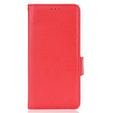 Klopové pouzdro pro Ulefone Note 12P, Wallet Litchi Magnet, červené
