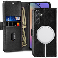 Klopové pouzdro pro Samsung Galaxy A54 5G, Wallet, do MagSafe, černé