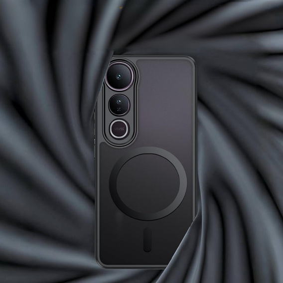 Pouzdro pro Vivo V50 Lite 4G / 5G, pro MagSafe, ERBORD Matt Case, černý