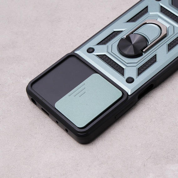 Pouzdro pro Xiaomi Poco X5 Pro 5G, CamShield Slide, zelený