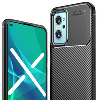 Pouzdro pro Realme 9i / Oppo A96 / Oppo A36, Carbon Gel, černé