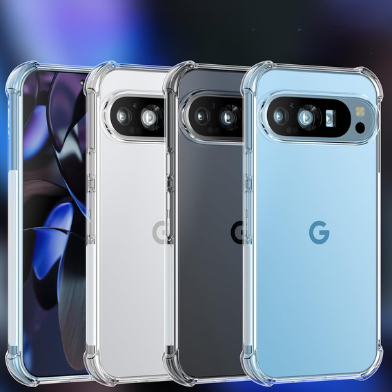 Pouzdro pro Google Pixel 9 Pro, Dropproof, průhledné
