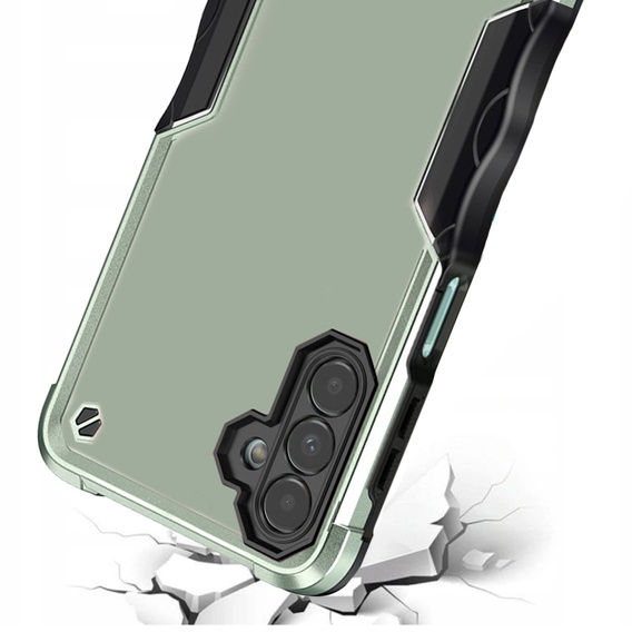 Pancéřové pouzdro pro Samsung Galaxy A14 4G/5G, Dual-Layer, zelené