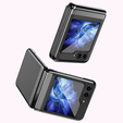 Pouzdro pro Samsung Galaxy Z Flip7 FE / Z Flip6, PC Case, transparentní / černé