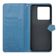 Klopové pouzdro pro Xiaomi Poco X6 5G, Mandala, modré
