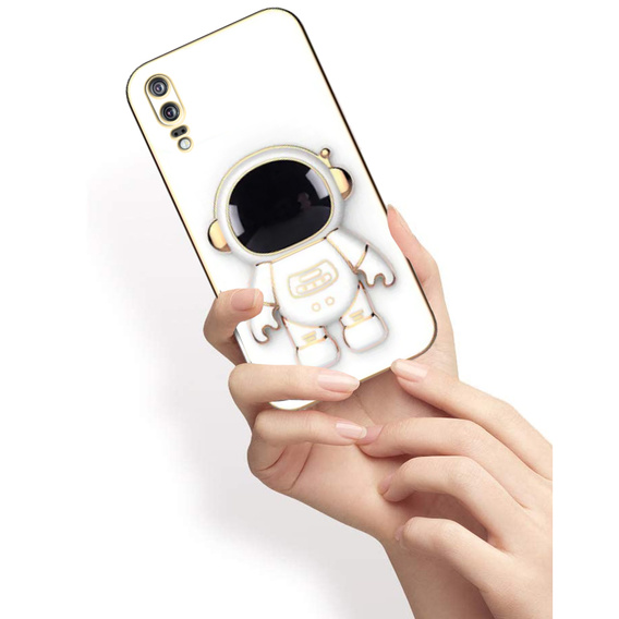 Pouzdro pro  Huawei P20, Astronaut, bílé