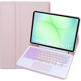 Pouzdro s podsvícenou klávesnicí Bluetooth a touchpadem pro Samsung Galaxy Tab A11+