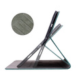 Pouzdro pro Lenovo Tab M9, Wallet Pen Slot, zelené