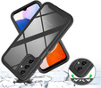 Pouzdro pro Samsung Galaxy A14 4G/5G, Shockproof, s fólií, černé