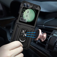 Pancéřové pouzdro pro Samsung Galaxy Z Flip7 FE / Z Flip6, Nox Case Ring, černé