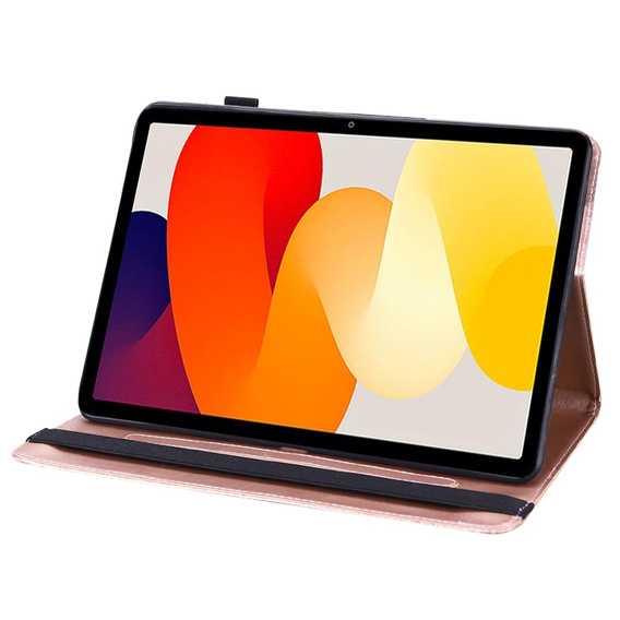 Pouzdro s klopou pro Xiaomi Redmi Pad SE 11", flower, růžové