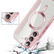 Klopové pouzdro pro Samsung Galaxy A26, RFID Wallet MagSafe CamShield, růžové