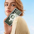 Pouzdro pro Samsung Galaxy S25 Ultra, Fusion Hybrid, pro MagSafe, průhledné + sklo na displej
