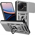 Pouzdro pro Xiaomi Poco F7 Ultra, CamShield Slide, stříbrné