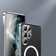 Ochranné pouzdro na fotoaparát pro Samsung Galaxy S23 Ultra, CamShield MagSafe, průhledná / stříbrná