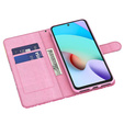 Klopové pouzdro pro Xiaomi Redmi 13C / Poco C65, Wallet, Butterflies modré