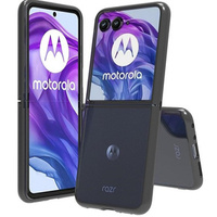 Pouzdro pro Motorola Razr 50 Ultra, Fusion Hybrid, transparentní / černé