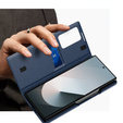 Flipové pouzdro pro Samsung Z Fold5 5G, Smart View Wallet, námořnicky modré