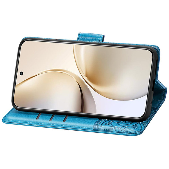 Klopové pouzdro pro Realme 14 Pro+ 5G, Butterfly, modré