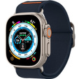 Pasek z Etui SPIGEN do Apple Watch 7 / 8 45mm, Metal Fit Pro, Szary