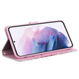 Klopové pouzdro pro Samsung Galaxy A14 4G/5G, Wallet, tree, bílé