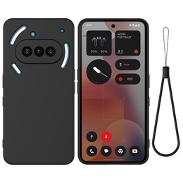 Pouzdro pro Nothing Phone 3a, Silicone Lite, černé