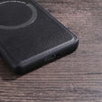 Pouzdro pro Sony Xperia 1 V, Leather Hybrid MagSafe, černé