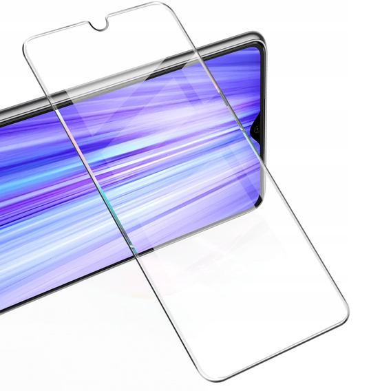 2x tvrzené sklo pro Xiaomi Redmi Note 8 Pro, ERBORD 9H Hard Glass na displeji