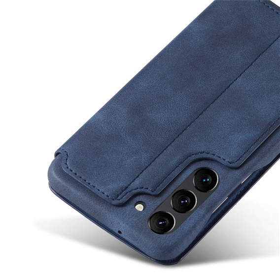 Klopové pouzdro pro Samsung Galaxy S23 Plus, ERBORD Retro, modré