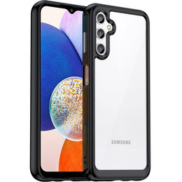 Pouzdro pro Samsung Galaxy A14 4G/5G, Fusion Hybrid, transparentní / černé