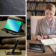Klopové pouzdro pro Samsung Galaxy S23 Ultra, ERBORD Waxy Wallet, hnědé
