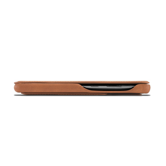 Klopové pouzdro pro Samsung Galaxy A52 5G / 4G, LC.IMEEKE, hnědé