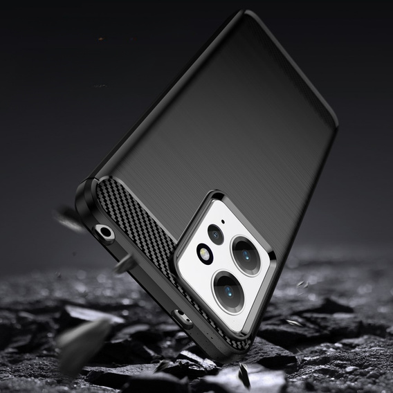 Pouzdro pro Xiaomi Redmi Note 12 4G, Carbon, černé