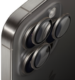 2x ERBORD OPTIK Pro tvrzené sklo pro fotoaparát iPhone 16 Pro/16 Pro Max / 15 Pro/15 Pro Max/14 Pro/14 Pro Max, titan