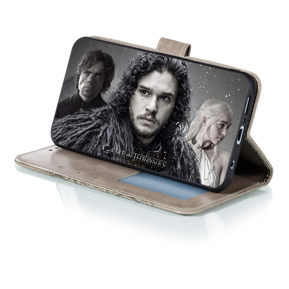 Klopové pouzdro pro Xiaomi Redmi Note 9s/ 9 Pro, Mandala Flower, šedé