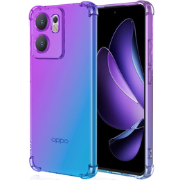 Pouzdro pro Oppo Reno 13F / Oppo Reno 13FS, Gradient Dropproof, Fialová / modrá