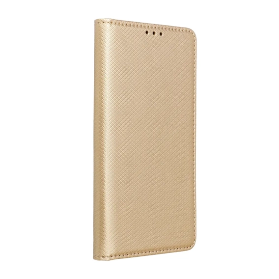 Pouzdro pro Samsung Galaxy M15 5G, Smart Magnet, zlaté + sklo 9H