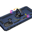 Pancéřové pouzdro pro Motorola Moto G10/G30, Nox Case Ring, modré