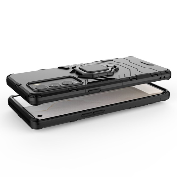 Pouzdro pro Realme GT Explorer Master, Kickstand Ring, černé