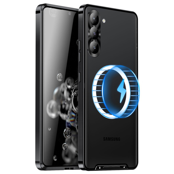 Ochranné pouzdro na fotoaparát pro Samsung Galaxy S24+ Plus, CamShield MagSafe, transparentní / černé